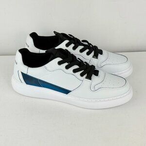 12M - Men's KARL LAGERFELD Paris Lace Up White Sneaker